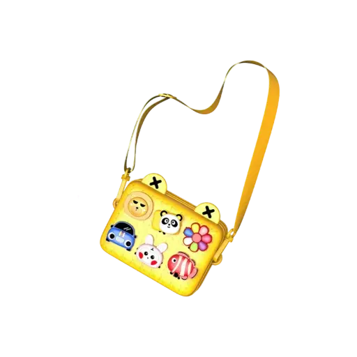 [34448636] BOLSO BANDOLERA DE EVA K10 AMARILLA 03415