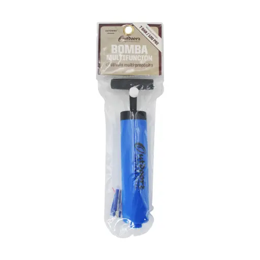 [04393006] INFLADOR DE PELOTA OUTDOORS PROFFESIONAL 8 PULGADAS AZUL 03372