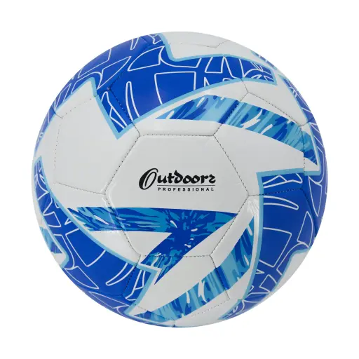 [34448648] PELOTA DE FUTBOL N5 OUTDOORS PROFESSIONAL VOLT CELESTE Y AZUL PVC 03357