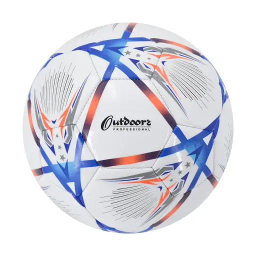 [34448652] PELOTA DE FUTBOL N5 OUTDOORS PROFESSIONAL FURY NARANJA Y BLANCO PVC 03362