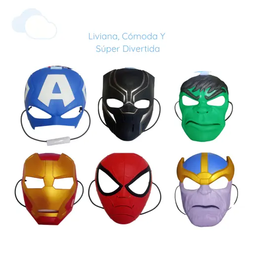 [34447720] MASCARA INFANTIL HASBRO MARVEL AVENGERS 