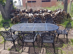 [04431009] JUEGO JARDIN CHATEAUX X 8 SILLONES VERDE