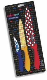 [11153021] CUCHILLAS TRAMONTINA COLORCUT BLISTER X 3 CUCHILLO (oferta)