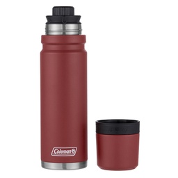 [03034118] TERMO COLEMAN ACERO INOX MATERO 700ML 360HRTG ROJO