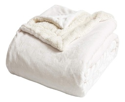 [12141173] ACOLCHADO CORDERITO LUXURY SOFT CONFORTER TWIN 170X230 NATURAL 894