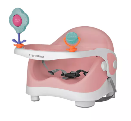 [35141139] SILLA DE COMER CARESTINO BOOSTER SL003-ROSA