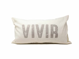 [12292009] FUNDA ALMOHADON 60X35 VIVIR NATURAL SIL44
