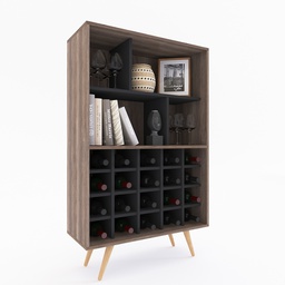 [14076121] ESTANTERIA DL ESC C/BODEGA 2 ESTANTES DL 886 NB EN