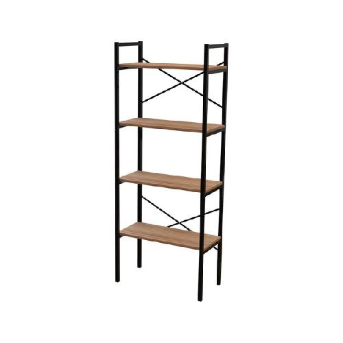 [14089038] BIBLIOTECA C E METALICA NEGRA C/ESTANTES MET 100