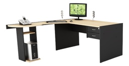 [14245048] ESCRITORIO PIRO PTO DE TRAB IZQ 914.13 NEGRO/HAYA