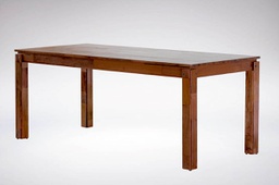 [14523021] MESA CAMPAGNOLA CLASICA 2.50X1.00 ALGARROBO NATURAL