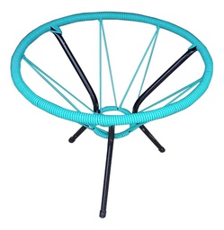 [14523087] MESA ACAPULCO C/VIDRIO TURQUESA C/ CAÑO BLANCO 229