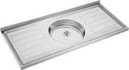 [14076055] MESADA ACERO INOX 1.20 C/1BACHA DL 10.14.52262