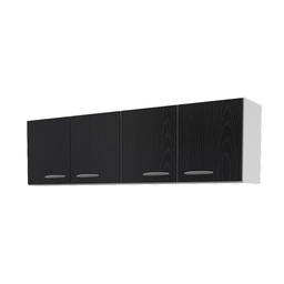 [14076093] ALACENA DELOS IND NAC DL626BRT 4 PTAS 1,60 BLANCO TERMO NEGRO
