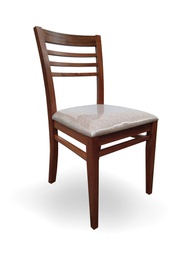 [14797135] SILLA CAMPAGNOLA IRIS ALGARROBO NATURAL TELA ARPILLERA