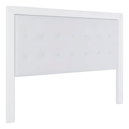 [14797856] RESPALDO P/SOMMIER INMACOL 160x120 118-5 BLA  ECO CUERO