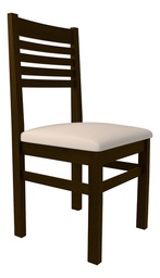 [14797904] SILLA INMACOL PACIFICO TAPIZ HORIZONTAL WENGUE 230-4