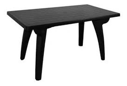 [16521001] MESA PLASTICA MASCARDI 140 X 75 NEG REFORZADA