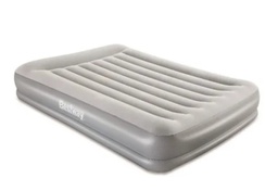 [21141018] COLCHON INFLABLE BESTWAY SOFT TOP QUEEN 38CM ALTO BLANC