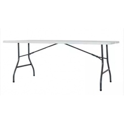 [14523072] MESA PLASTICA LAURY PLEGABLE 240 MTS C/ESTRUCT.