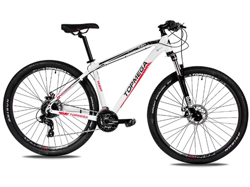 [23010023] BICICLETA TOPMEGA THOR MTB  R29 24V BLANCO/NEGRO/ROJO L 1006075