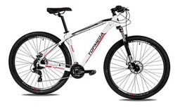 [23010038] BICICLETA TOPMEGA THOR LITE R29 24V BLANCO/NEGRO/ROJO &quot;M&quot;