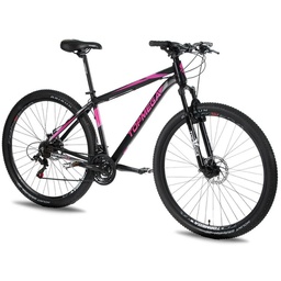 [23010073] BICICLETA TOP MEGA REGAL MTB  R 29 21 V M 1007725 SENSA NEG/ROSA