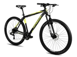 [23010074] BICICLETA TOP MEGA REGAL MTB R 29 21 V M 1007719  SENSA NEG/AMAR