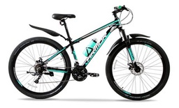 [23010082] BICICLETA ARMOR MTB 29 21 V ALUM C/SUSP NEG/CEL T-M 100