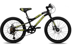 [23010085] BICICLETA TOP MEGA MTB SLIDER R20 7VEL. NEG/AMAR 100615