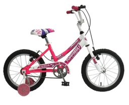 [23541196] BICICLETA TOMASELLI KIDS ROD 16 DAMA TT16D FUCSIA