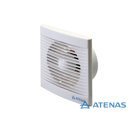 [55257001] EXTRACTOR BAÑO ATENAS 15 CM 015P 6" FRENTE BLANCO