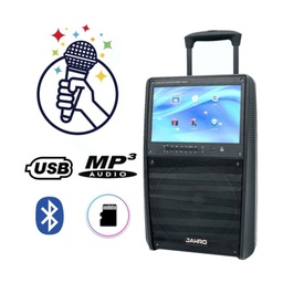 [62686202] PARLANTE AMPLIFICADO PORTABLE DE 12&quot; C/PANT JH F30