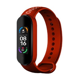 [62061004] RELOJ PULSERA SMARTWATCH SMARTBAND M6 ROJO BLUETOOTH