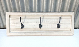 [33663035] PERCHERO MADERA 3 GANCHOS