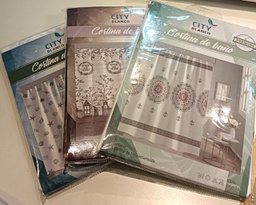 [16512034] CORTINA BAÑO ESTAMPADA