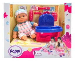 [34440533] JUGUETE POPPI BEBE CON SILLITA M28070W