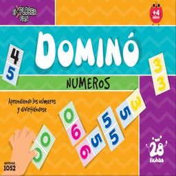 [34441022] JUEGO DE MESA DOMINO NUMEROS 1052
