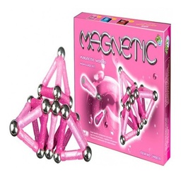 [34441031] JUGUETE MAGNECTIC ROSA 84 PIEZAS SH6826