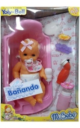 [34447078] MUÑECA YOLY-BELL MI BEBE BAÑANDO ART160 69762