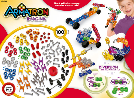 [34447096] JUGUETE ARMATRON IMAGINA 100 PZAS 0764 158976