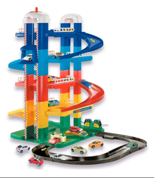 [34448217] JUGUETE ESTACION DE SERVICIO 4 RAMPAS PISTAS 750700