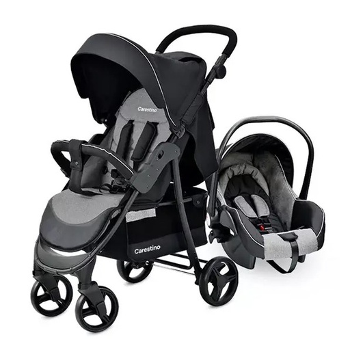 [35141156] COCHE CARESTINO CITY TRAVEL GRIS MELANGE CO022-GM