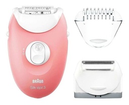 [51166010] DEPILADORA BRAUN SE 3440 SILK EPIL SERIE 3 CASHMIRE
