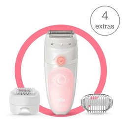 [51166017] DEPILADORA BRAUN SILK EPIL SERIE 5 W&amp;D COTTON SES5620