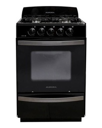 [52141056] COCINA AURORA ARGENTA N.4 MULTIGAS NEGRA 601400918