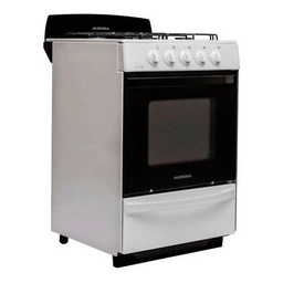 [52141062] COCINA AURORA ARGENTA .4 MULTIGAS BLANCA 601400915