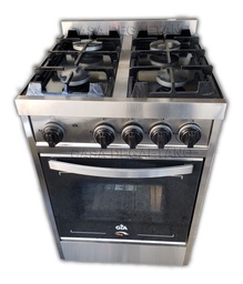 [52141500] COCINA GIA 55 CM ART 134 R 4 HORN INDUSTRIAL PTA VIDRIO