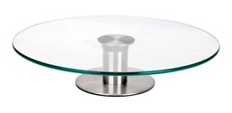 [11701442] PLATO POSATORTA DE VIDRIO GIRATORIO 30CM 4204