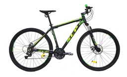 [23076016] BICICLETA MTB SLP 5 PRO R29 T18(M) 21V NEGRO VERDE Y AMARILLO 14513